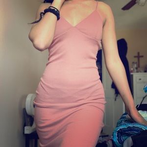 Peach pinky dress